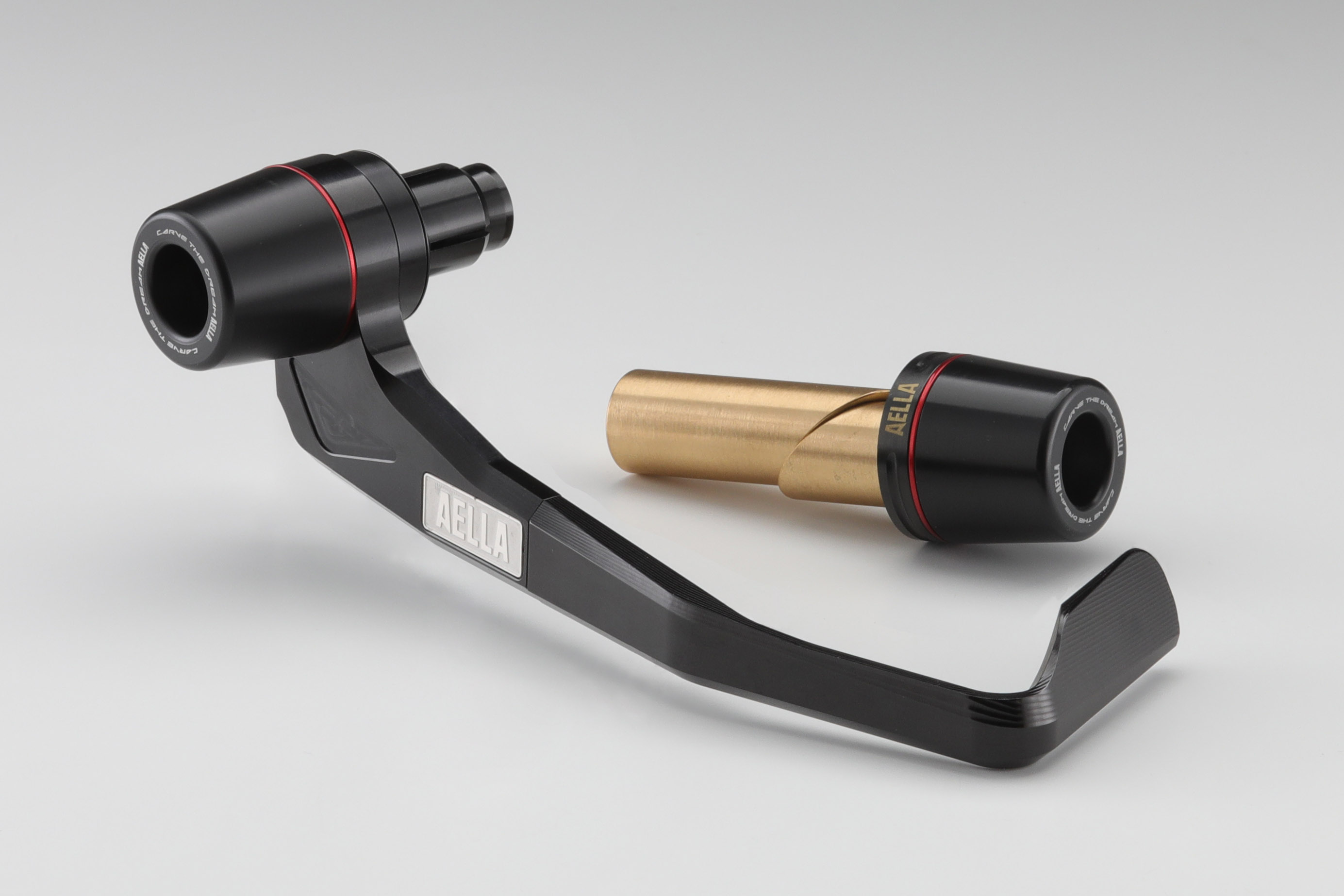 ブレーキレバーガード＆バーエンドスライダーセット[内径16mm〜17mm