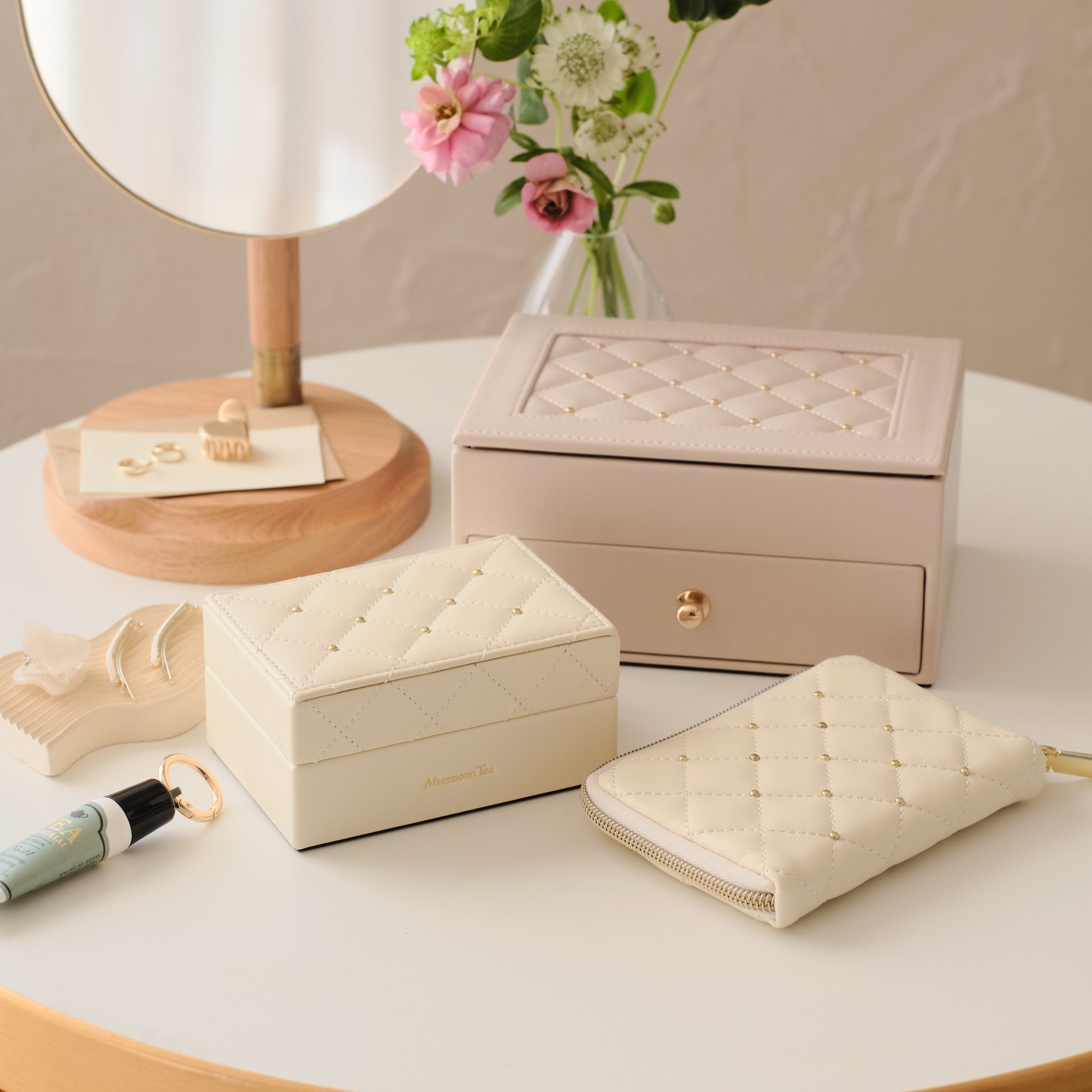 キルティングジュエリーボックスL | アフタヌーンティー公式通販サイト
