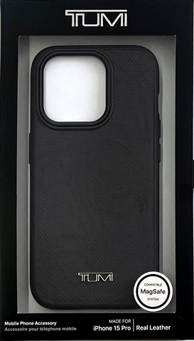 TUMI iPhone15 Pro用 本革 背面ケース | 株式会社エアージェイ