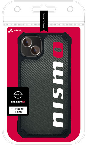 nismo iPhone12 Pro Max用 カーボン+レザー調 耐衝撃 背面ケース