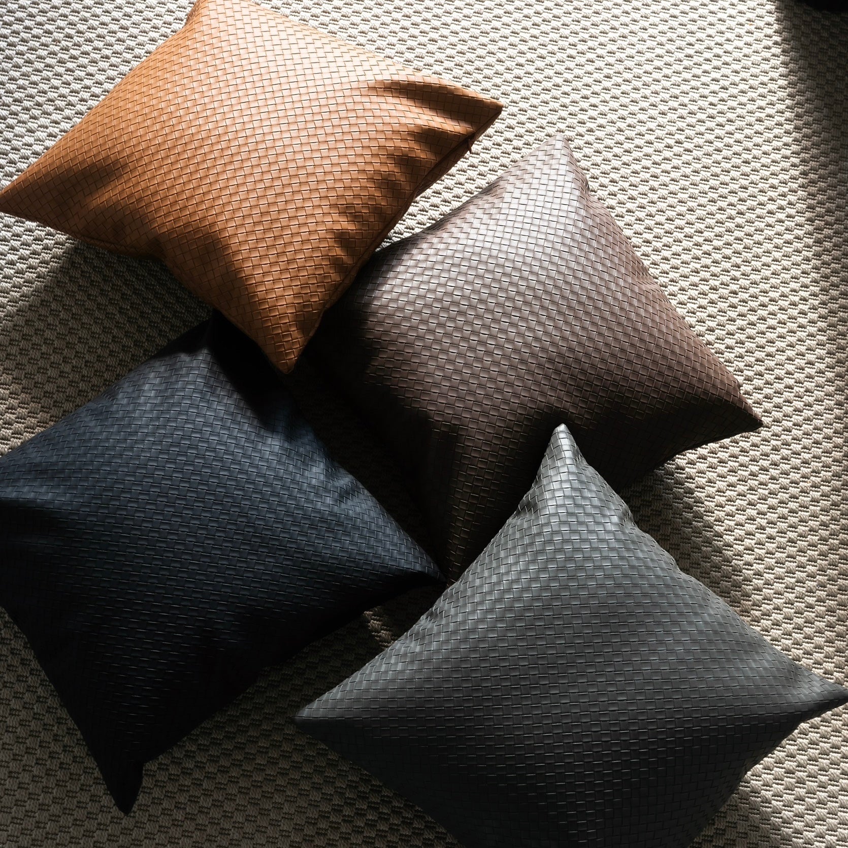 グラフトンPUレザー クッションカバー