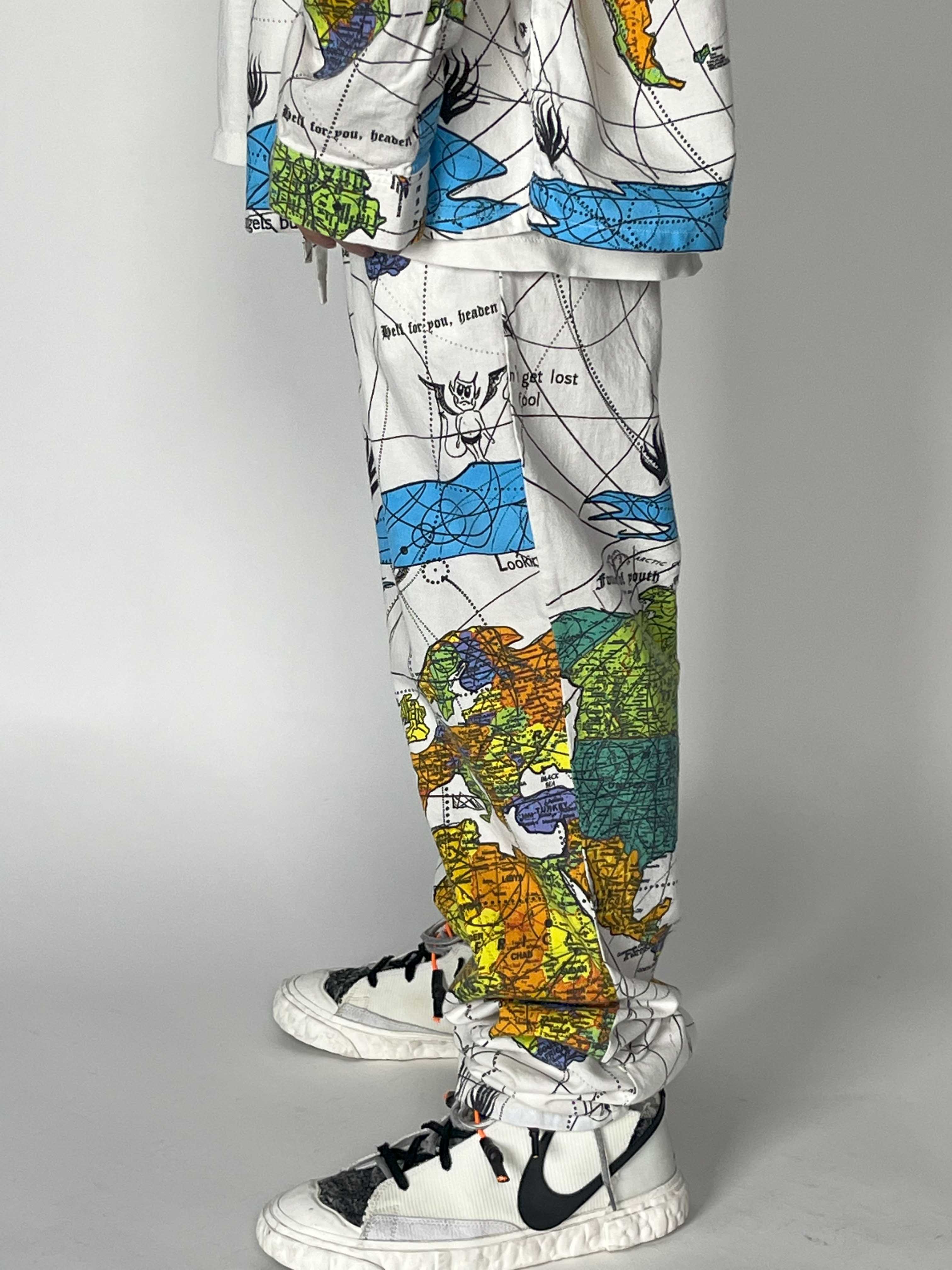 Saint Michael x Dr.Woo World Map Pajama Set Up – ANSHAR