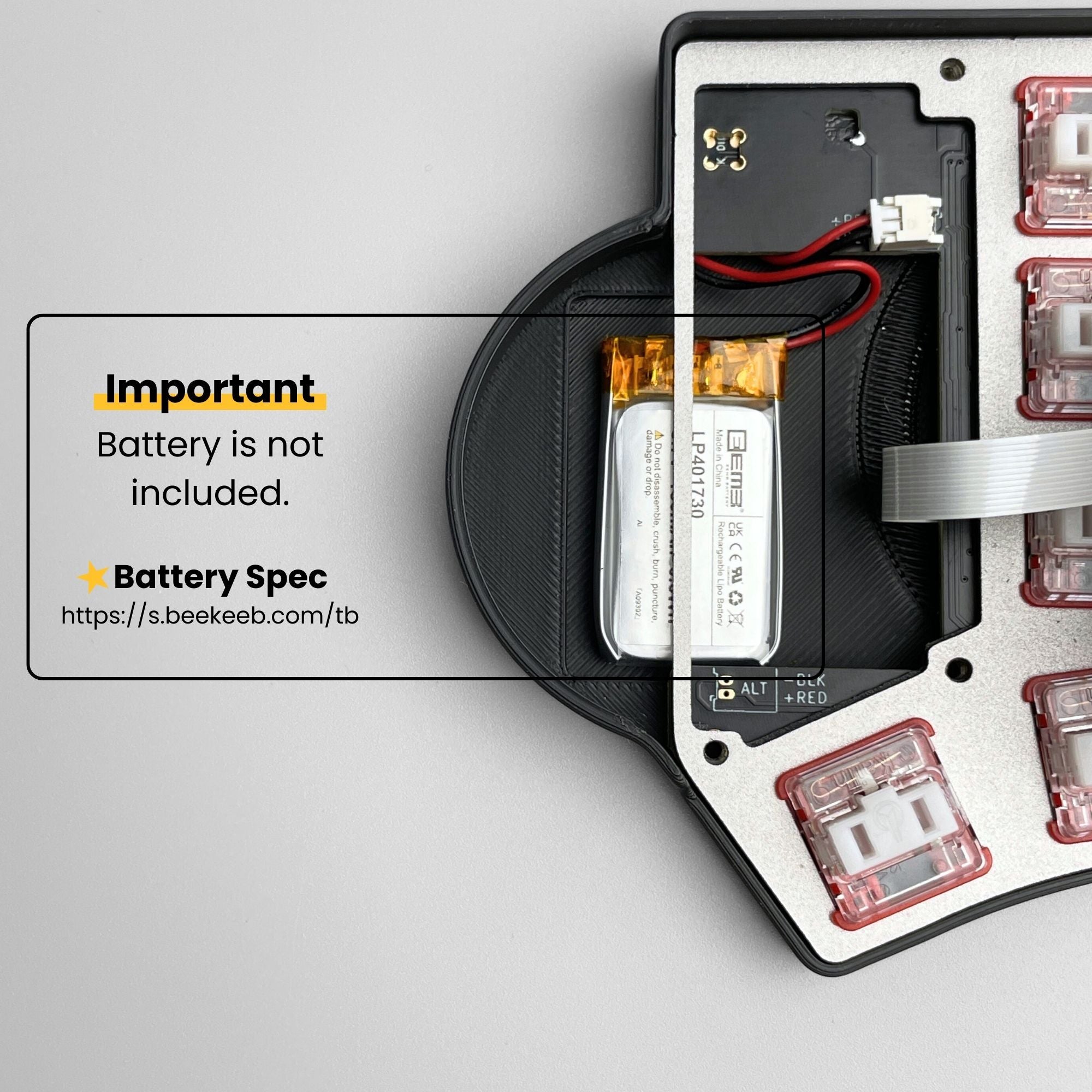Toucan Wireless Split Keyboard with Touchpad – beekeeb
