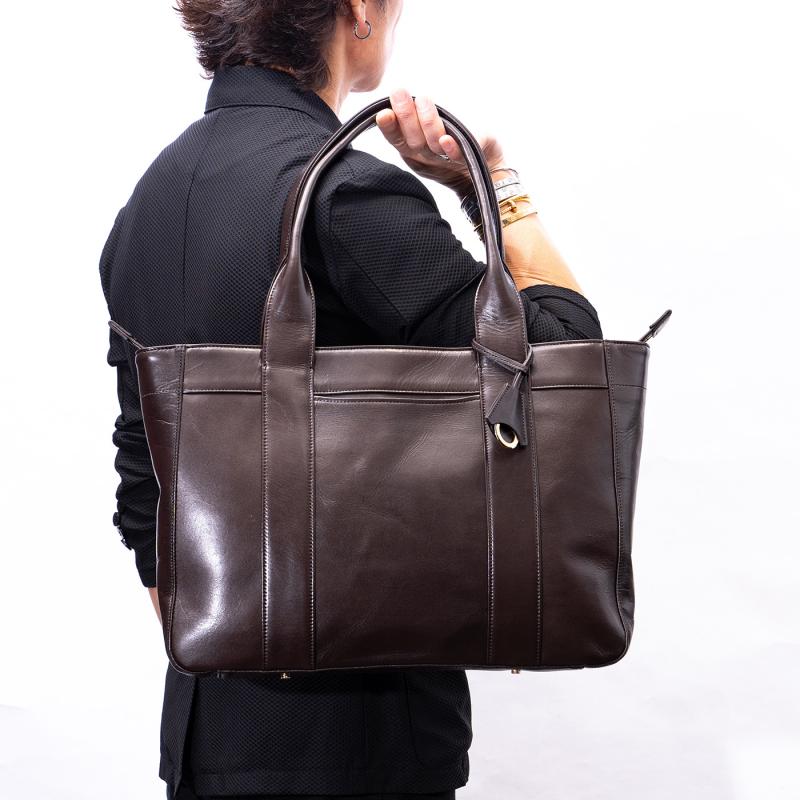 aniary|アニアリ】トートバッグ Antique Leather 01-02013 Dark Brown