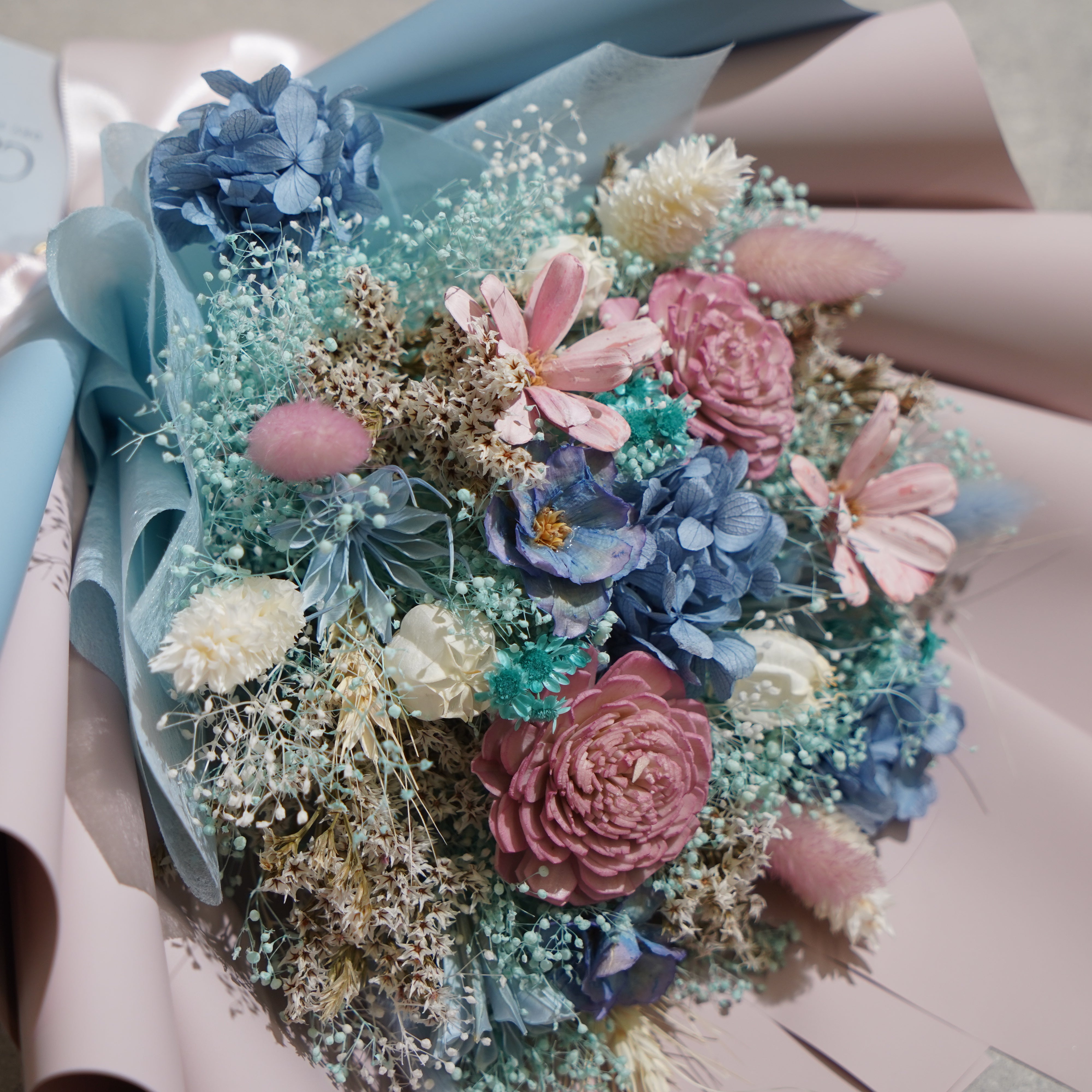 ドライフラワーの花束 Mサイズ ミックス M-605≪限定1点≫