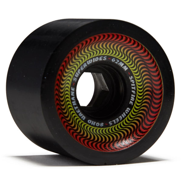 Spitfire 80HD Superwides Skateboard Wheels - Black - 62mm – CCS