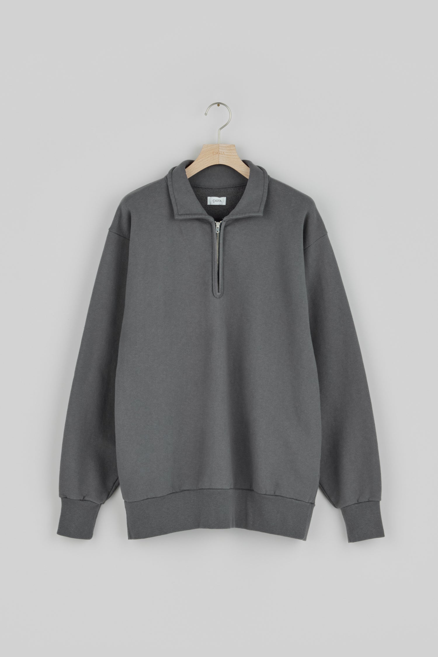 Half Zip Sweatshirt（Slightly Brushed） – CIOTA Online Shop