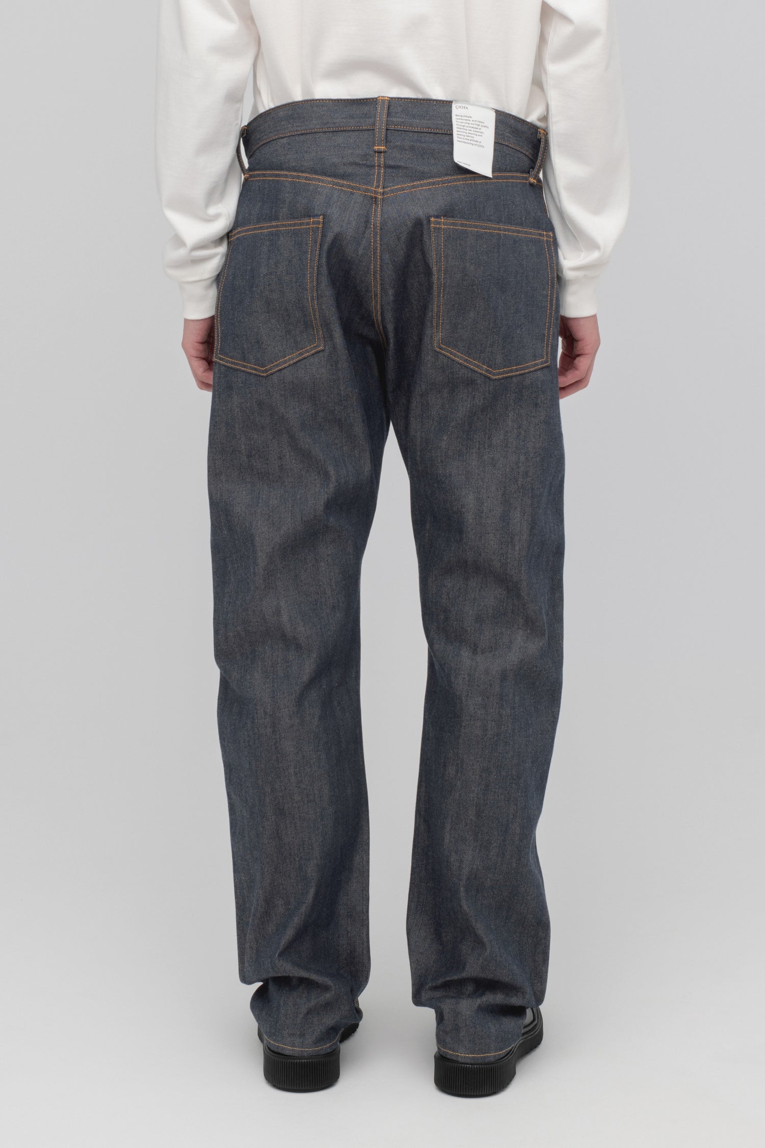 Straight 5 Pocket Pants (Reactive dyeing / Rigid) – CIOTA Online Shop