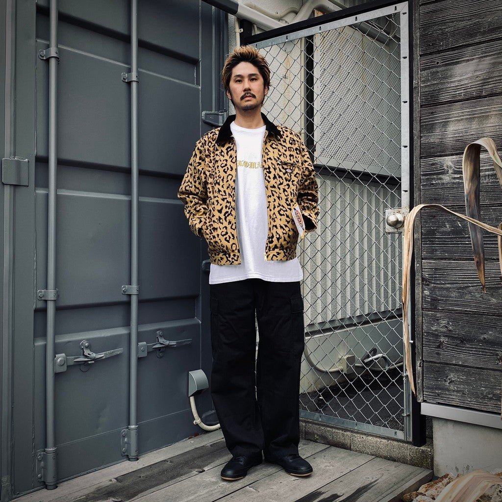 DICKIES | LEOPARD WORK JACKET #BEIGE [25SS-WMO-DC03]_WACKO MARIA