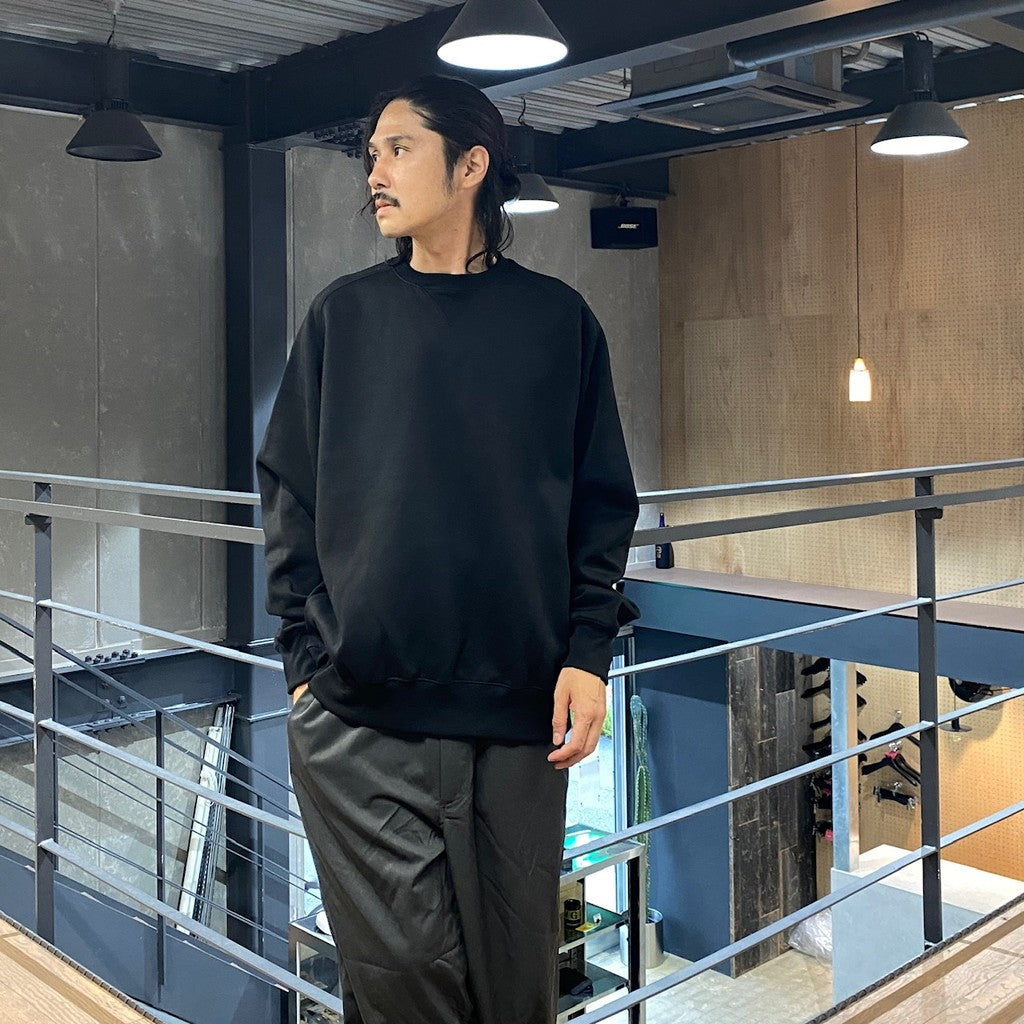 TECH SWEAT CREW FREEDOM SLEEVE #BLACK [BE-51024W]_DAIWA PIER39