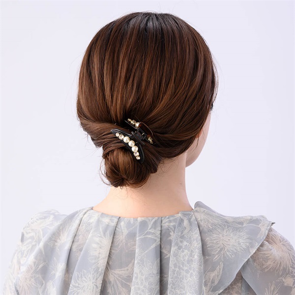 販路限定】ピュアシャイン バンスクリップ S(ライトベージュ) | バンス