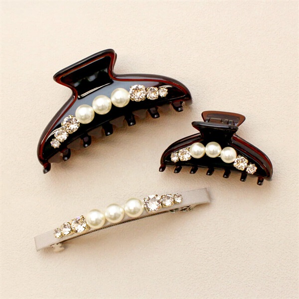 販路限定】ピュアシャイン バンスクリップ S(ライトベージュ) | バンス