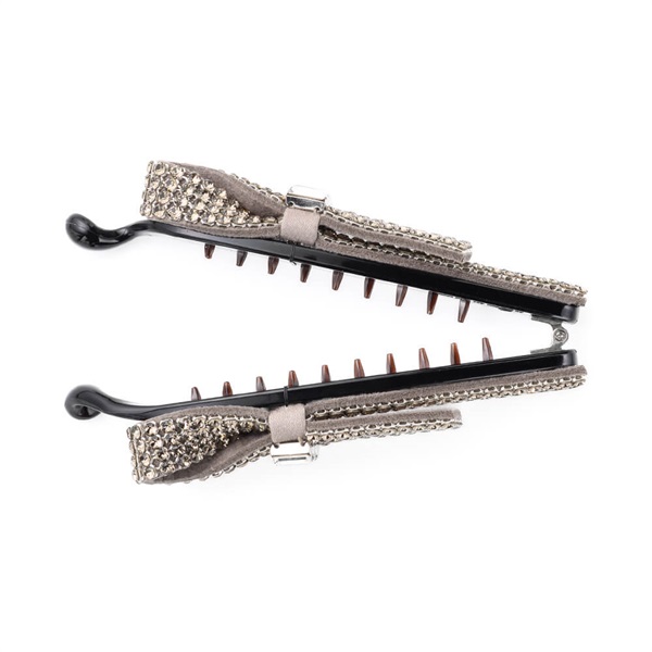 クリスタルメッシュパヴェ バナナクリップ(グレージュ) | バナナ