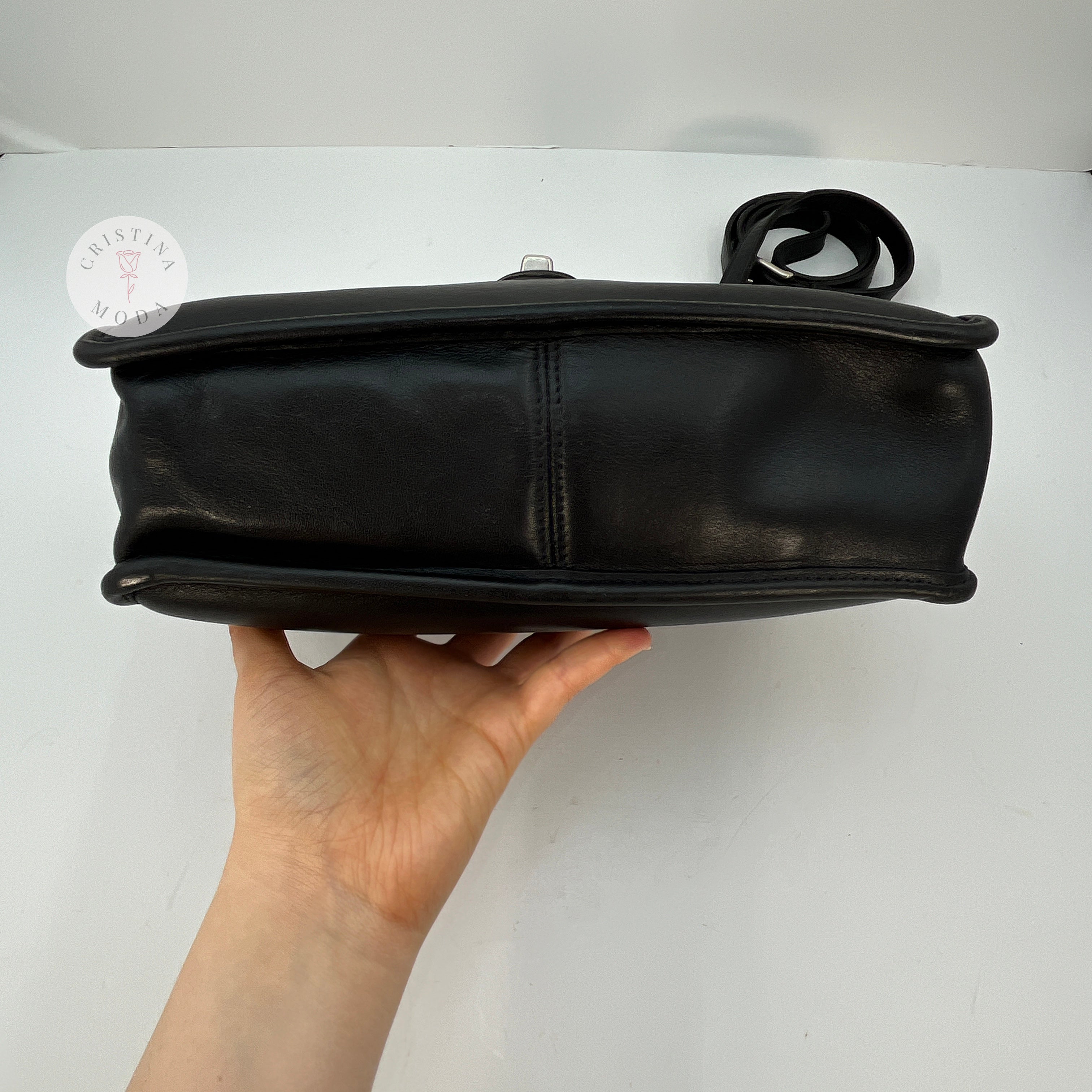 Vintage Coach Willis Bag 9927 Black Nickel Hardware Costa Rica