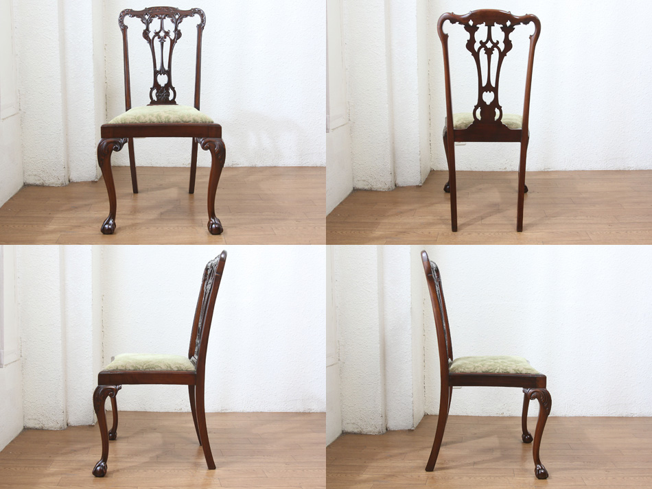 トップクオリティ エドワーディアン チッペンデールチェア