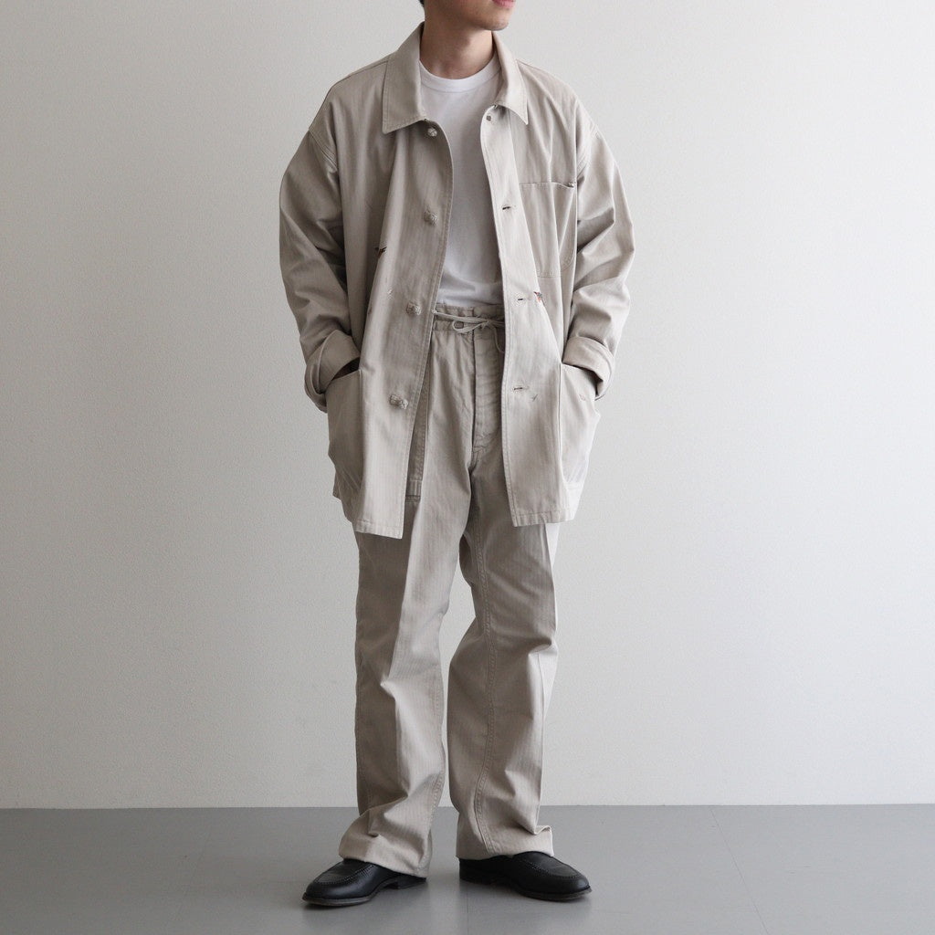 PATINA HERRINGBONE SOUVENIR JACKET #BONE [251OJ-JK16] – Diffusion