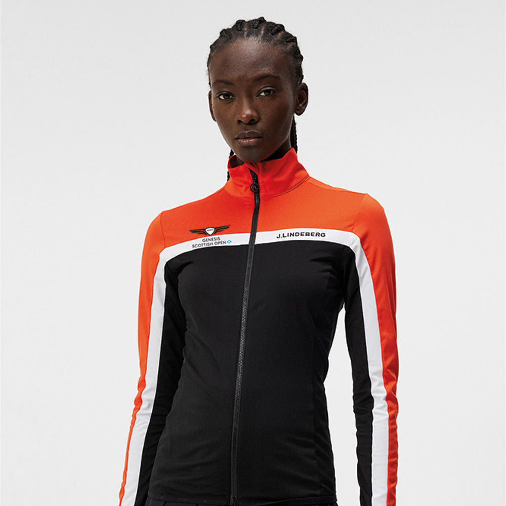 Genesis Scottish Open J.Lindeberg Women's Janice Black Full Zip