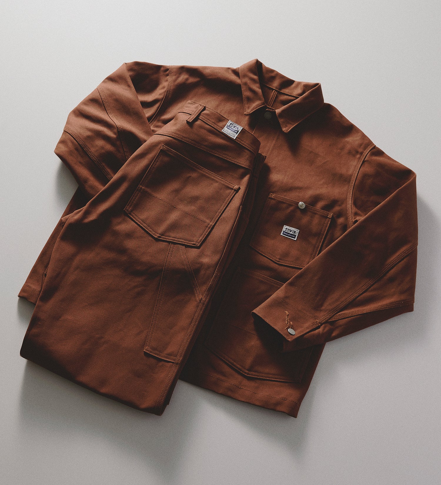 COVERALL Brown rigid – EDWIN CONCEPT SHOP
