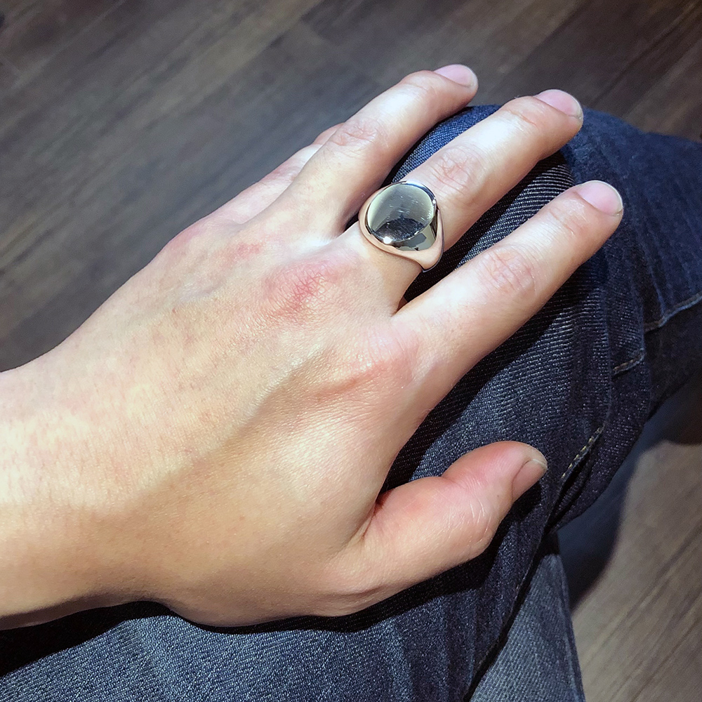 ミラーシグネットリングL | エマージュ公式通販 -emerge- シルバー