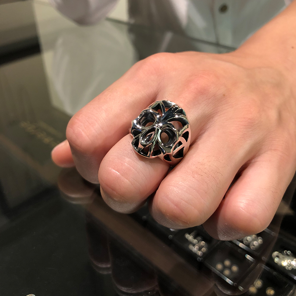 スケルトンスカルリング | エマージュ公式通販 -emerge- シルバー