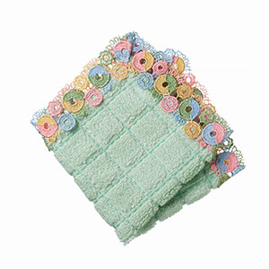 婦人画報別注】タオルハンカチ キャットウォーク(アクアブルー