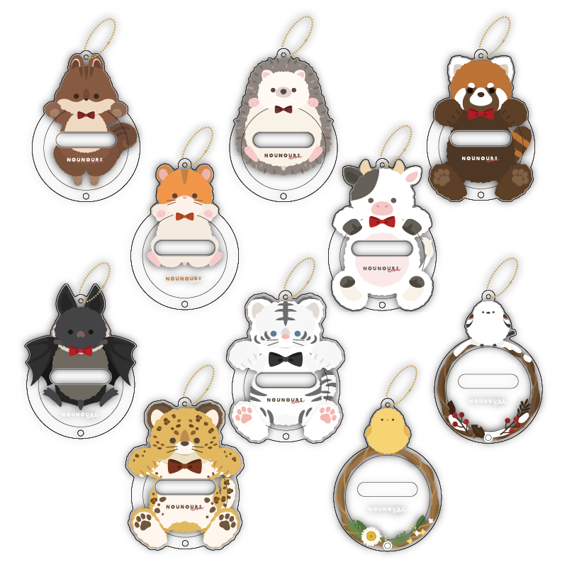 缶バッジアクリルフレーム アニマル うし| FUKUYA ONLINE フクヤオンライン