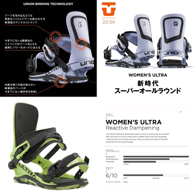 ユニオン ビンディング レディース ウルトラ UNION ULTRA SNOWBOARD