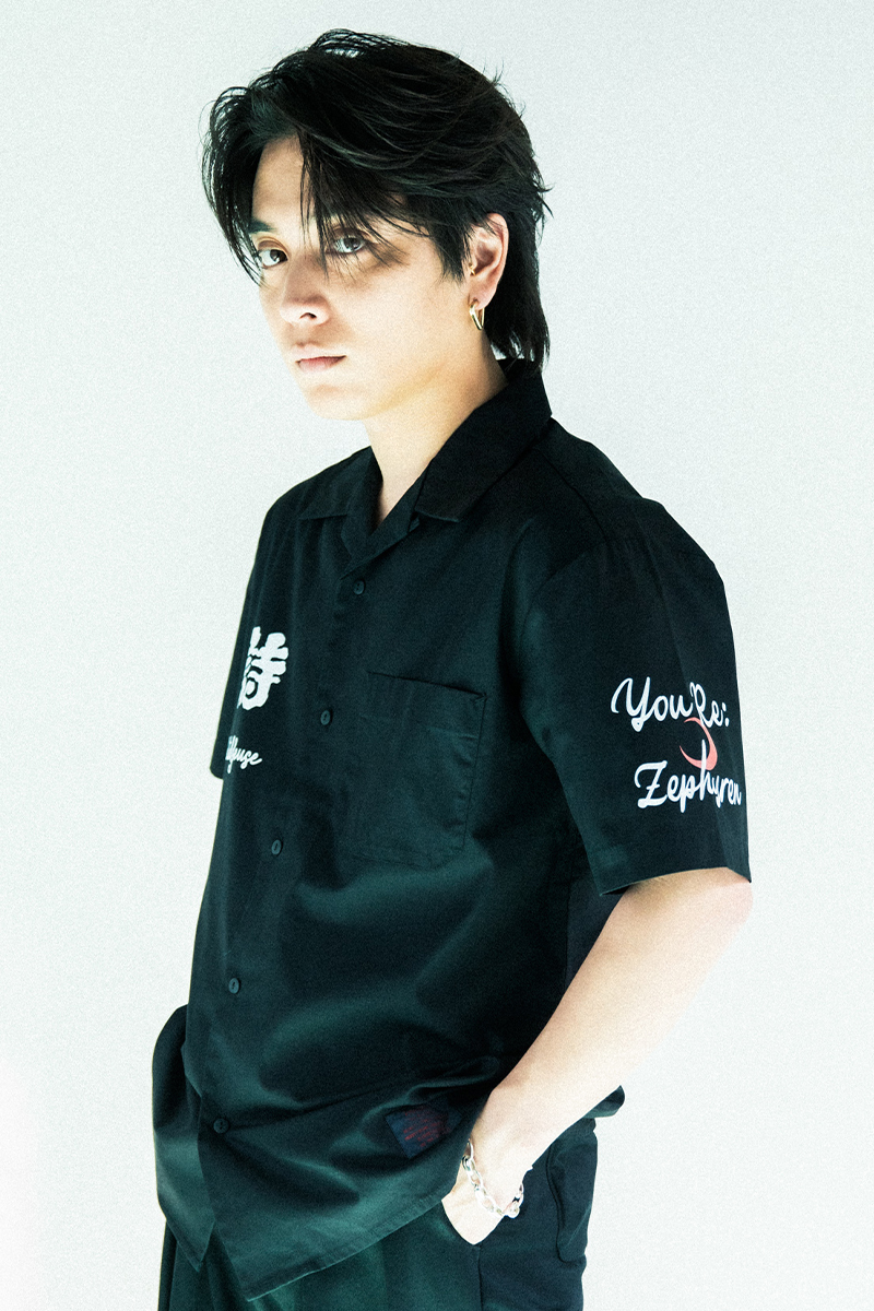 予約商品】優里xZEPHYREN-BETELGEUSE- S/S SHIRT BLACK / ロック