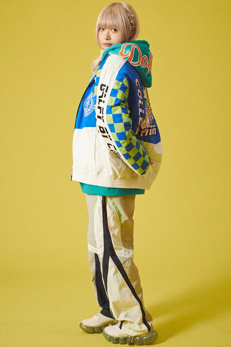 GALFY (ガルフィー) 走り屋ジャケット改 WHITE / ロックファッション