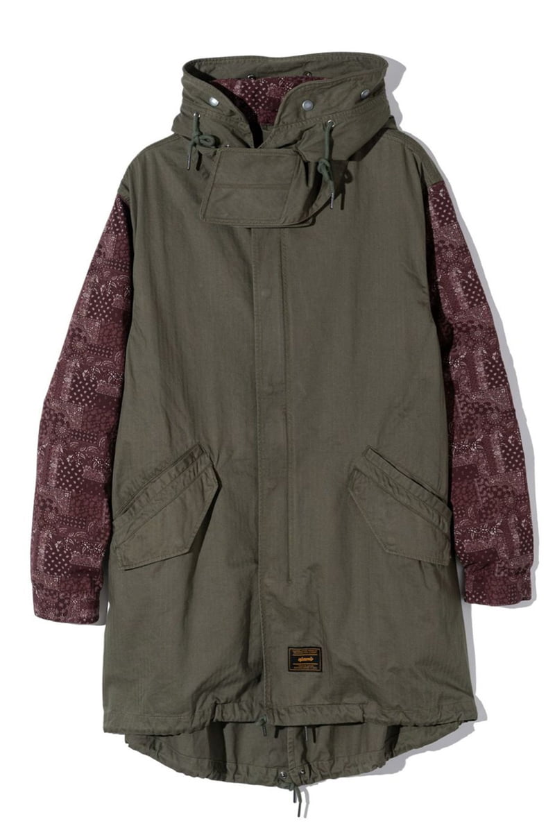 予約商品】glamb (グラム) Paisley Switched Mods Coat / ペイズリー