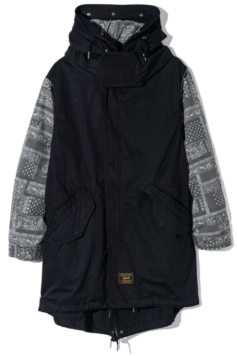 予約商品】glamb (グラム) Paisley Switched Mods Coat / ペイズリー