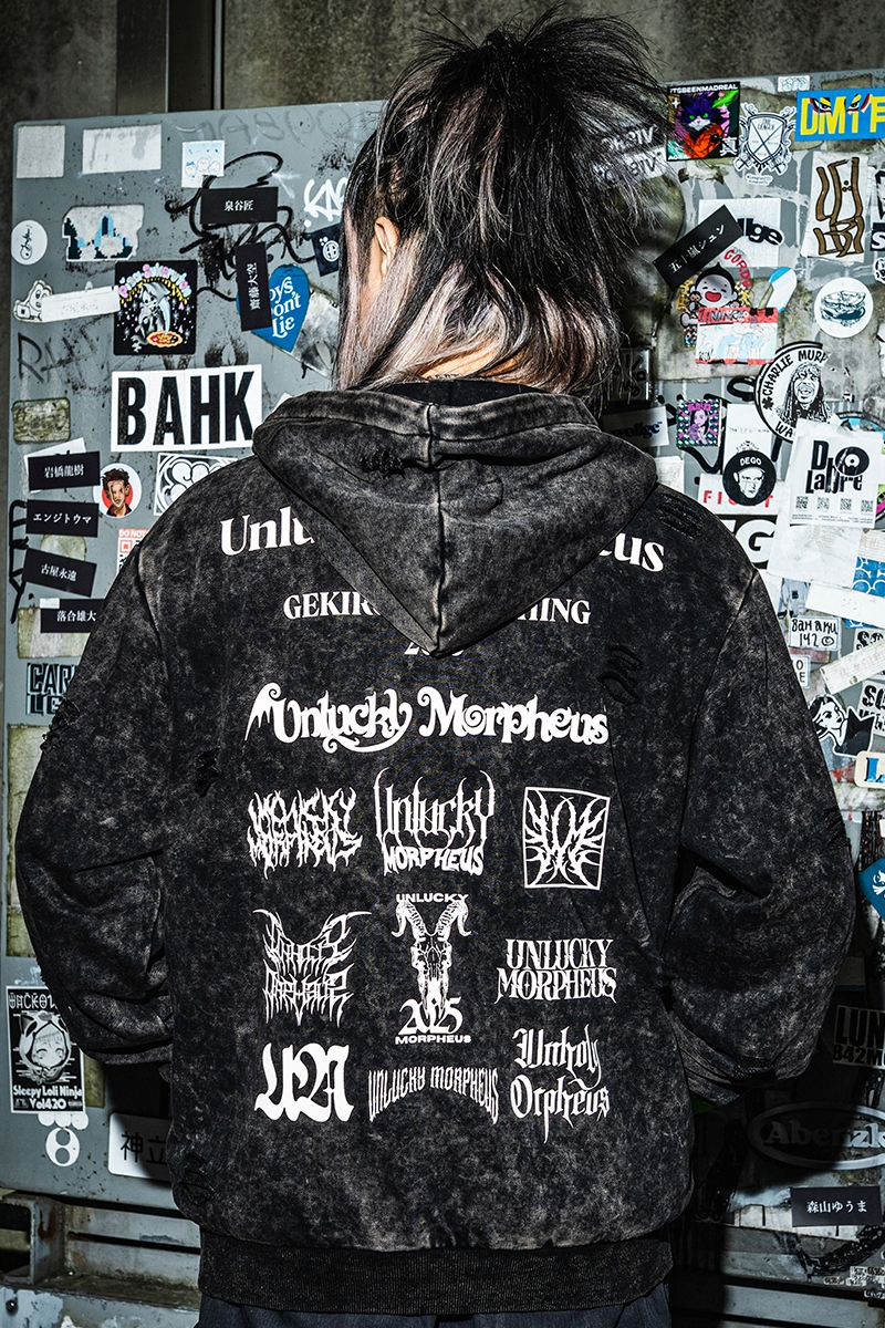 予約商品】Unlucky Morpheus×GEKIROCK CLOTHING コラボ・ジップアップ