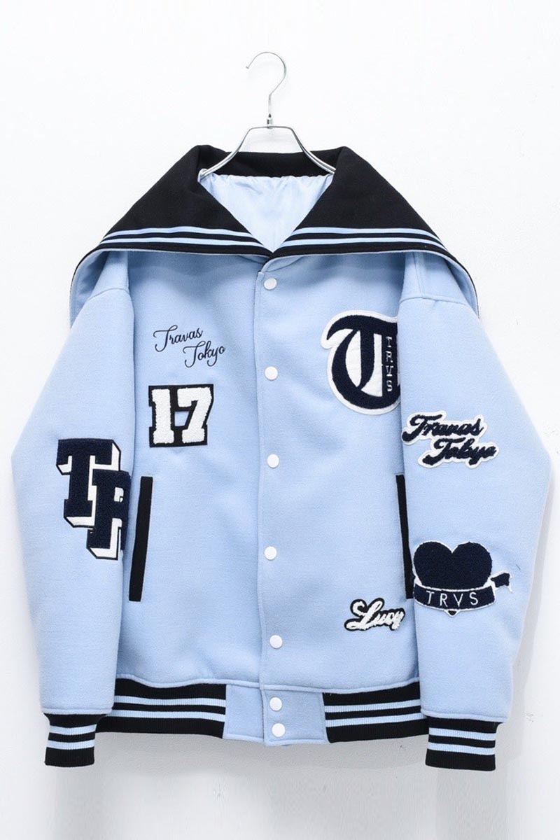 TRAVAS TOKYO【トラヴァストーキョー】2WAYセーラーカラースタジャン