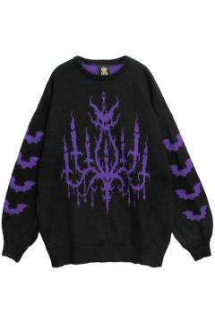 予約商品】GALFY(ガルフィー) ふわふわダークキャンディーニット