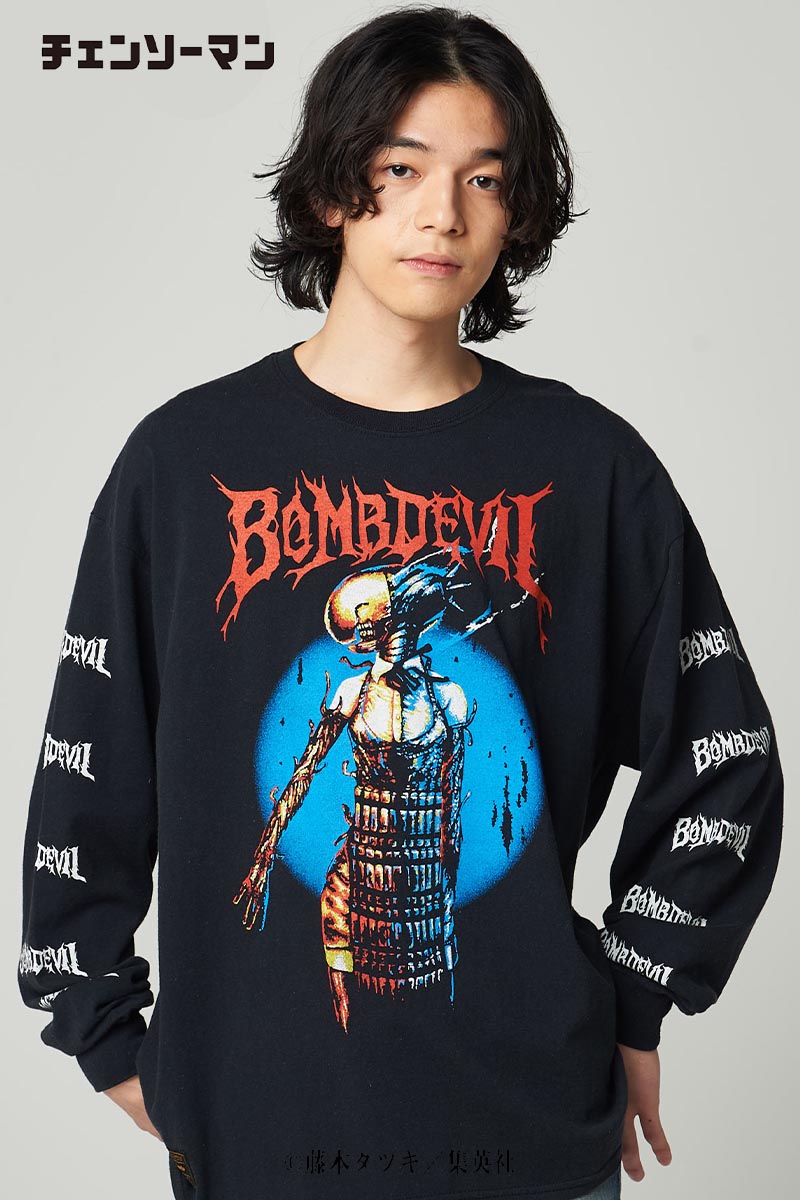 予約商品】glamb (グラム)×チェンソーマン Bomb Devil Long Sleeve T