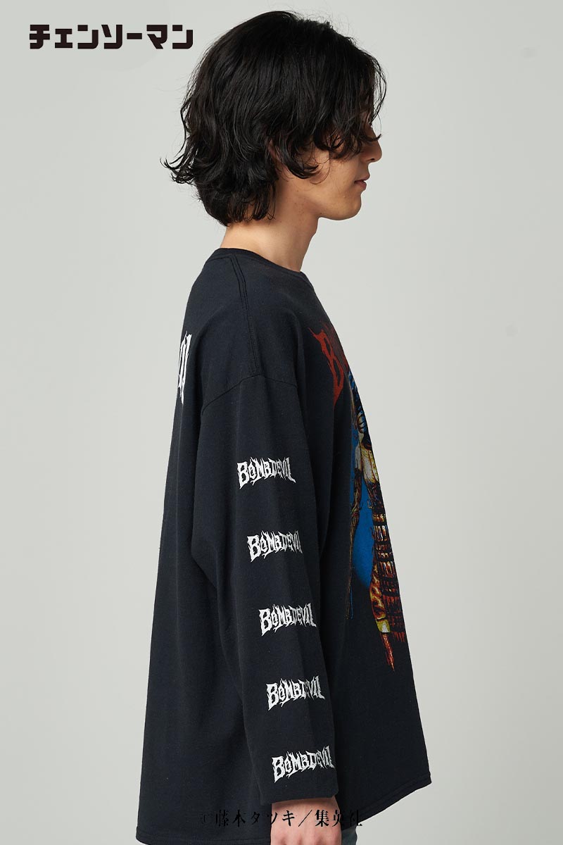 予約商品】glamb (グラム)×チェンソーマン Bomb Devil Long Sleeve T