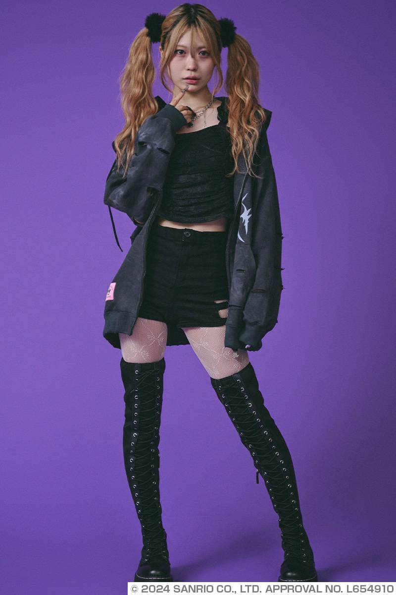 予約商品】クロミ×GALFY(ガルフィー) イルガルフィームラ染めZIP