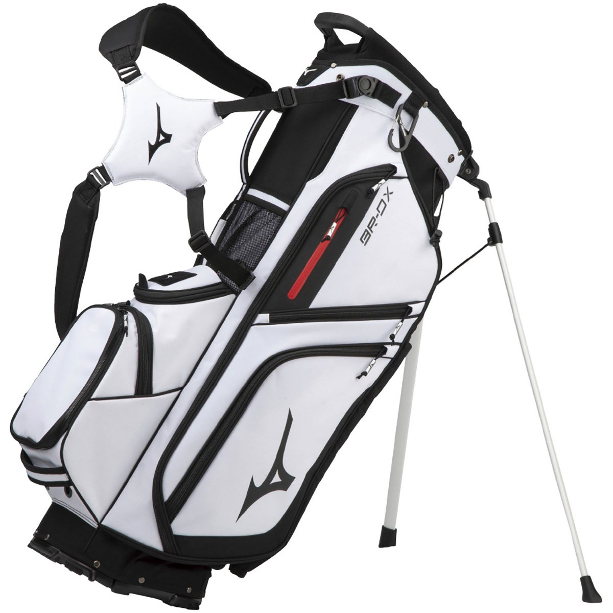 dショッピング |ミズノ MIZUNO BR-DX スタンドキャディバッグ ホワイト