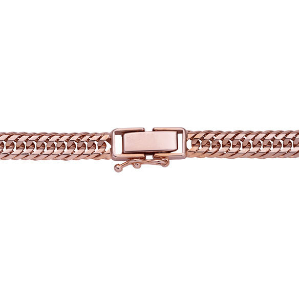 K18ピンクゴールド キヘイネックレス （12面カットトリプル） 30g/50cm