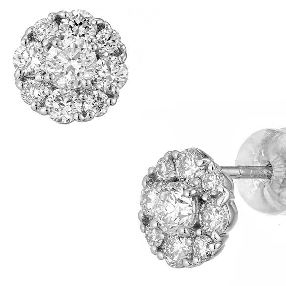 プラチナ ダイヤモンド ピアス | 高品質 金・プラチナ