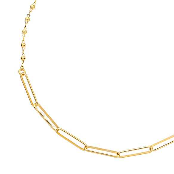 K18イエローゴールド ミックスブレスレット 18cm | 高品質 金・プラチナ