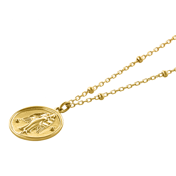 K18イエローゴールド 星座ペンダント 乙女座 | 高品質 金・プラチナ