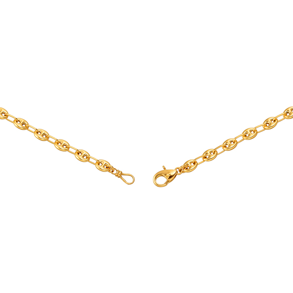 イタリア製〕K18イエローゴールド ネックレス 40cm | 高品質 金・プラチナ