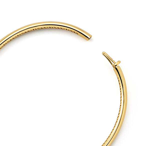 イタリア製〕K18イエローゴールド バングル | 高品質 金・プラチナ