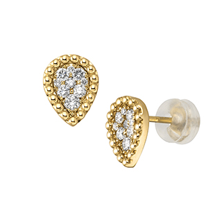 K18イエローゴールド ダイヤモンド ピアス | 高品質 金・プラチナ