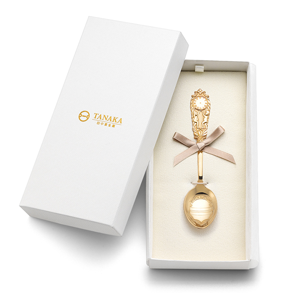 刻印無料】K18 バースレコードスプーン | 高品質 金・プラチナ