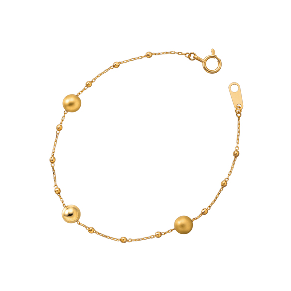 K18イエローゴールド ブレスレット 18cm | 高品質 金・プラチナ