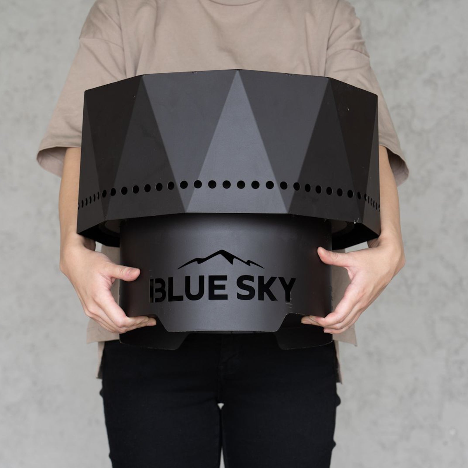 ◇二次燃焼！焚き火台 BLUE SKY OUTDOOR LIVING ポータブルファイヤー