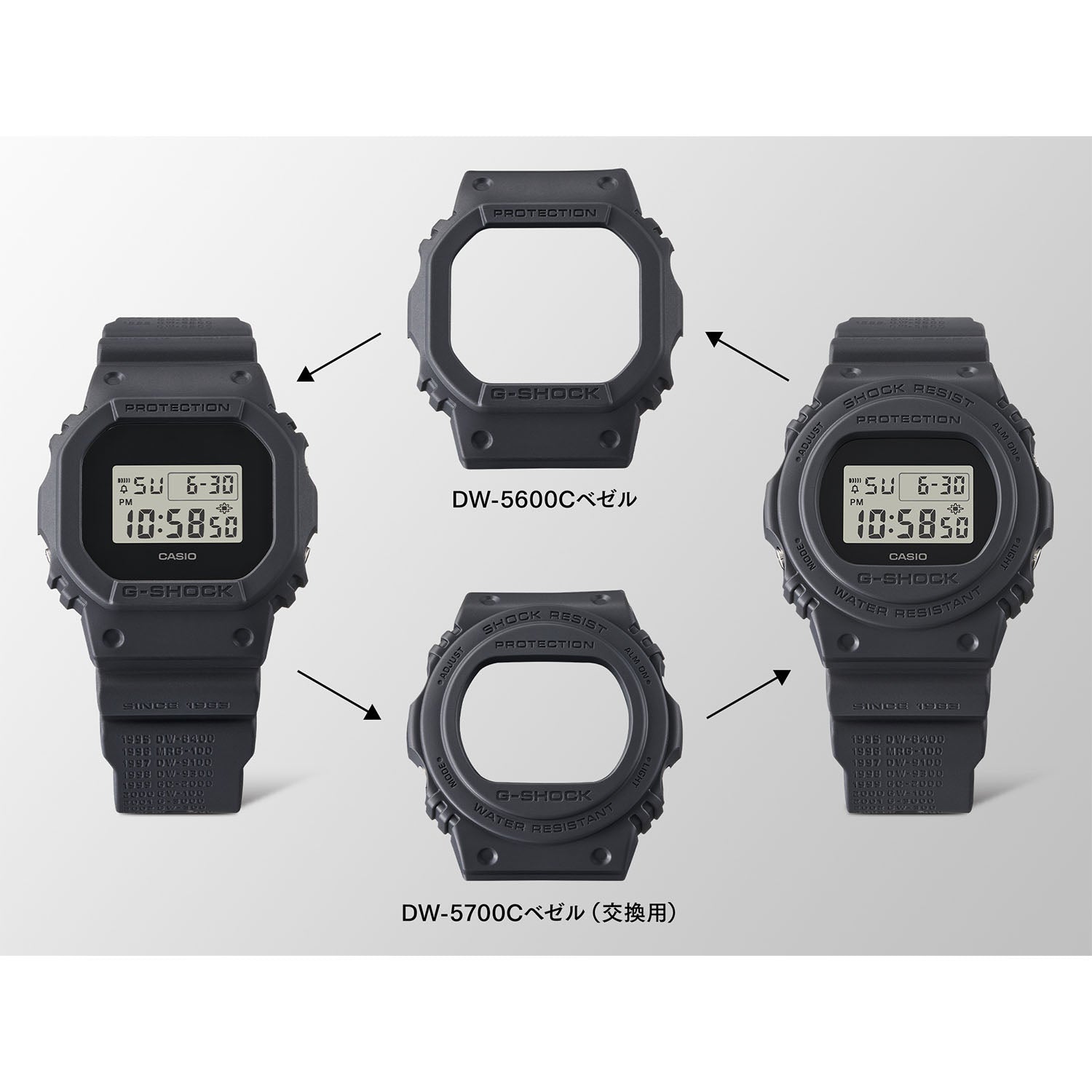 Gショック】40th Anniversary REMASTER BLACK / DWE-5657RE-1JR – GQ SHOP