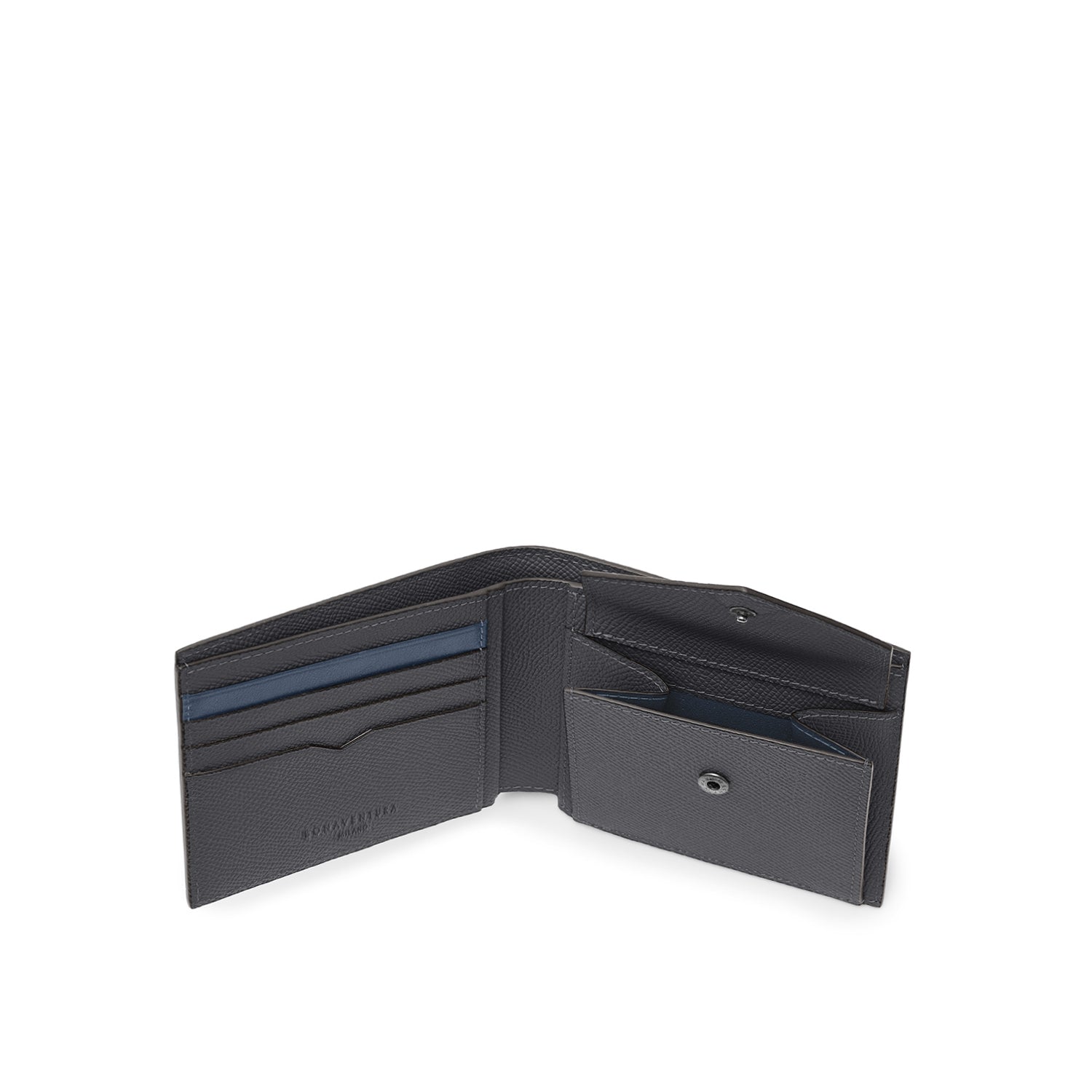 ボナベンチュラ】バイカラー コインケース付きバイフォールド